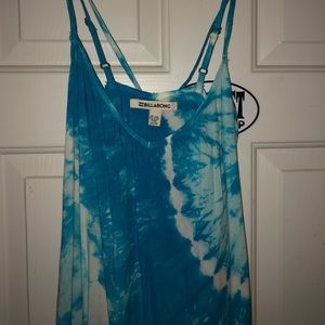 Blue tie dyed BILLABONG dress